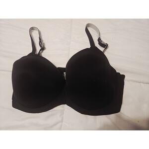 Kindly Bra Sz 36DD Black Wirefree T-Shirt Bra Padded Seamless Full Coverage